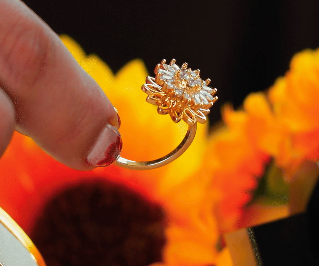 Set de Girasoles Giratorios