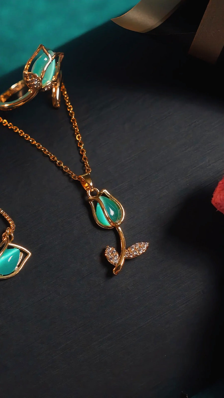 Set Tulipán Turquesa