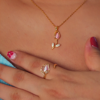 Set Tulipán Rosa