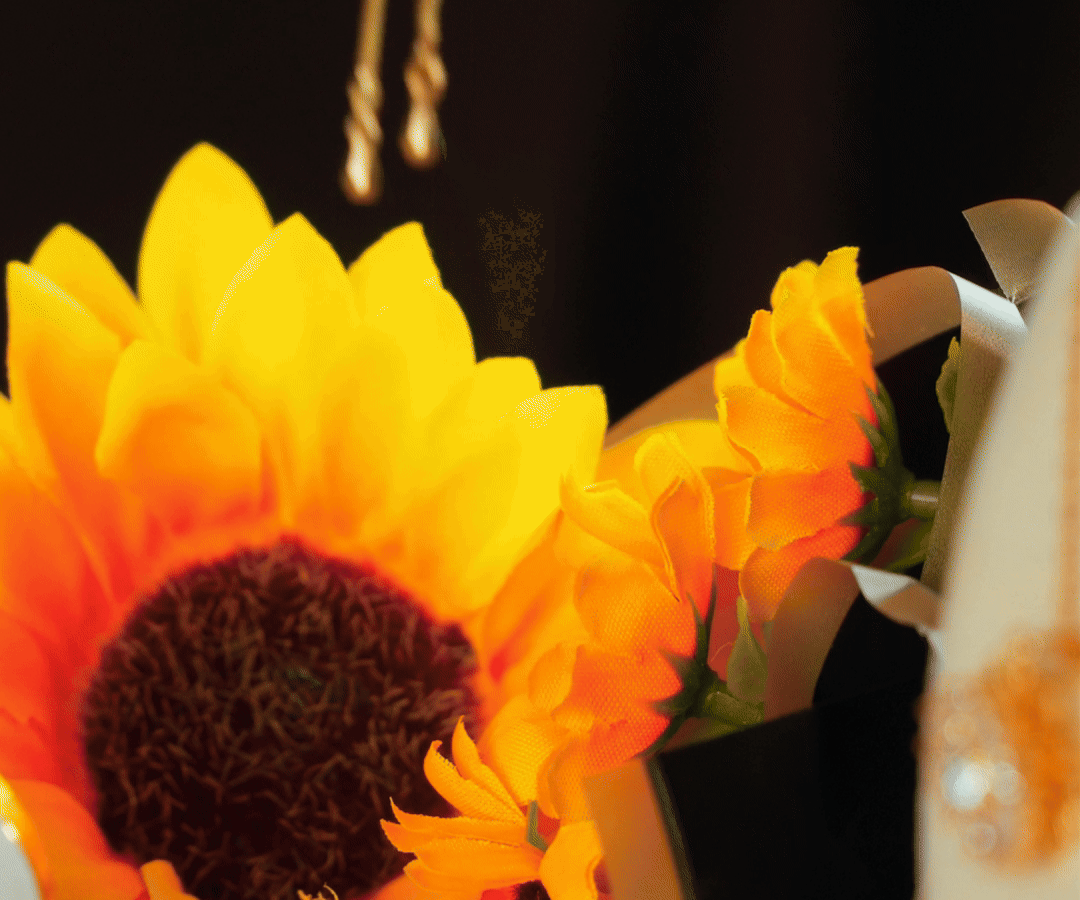 Set de Girasoles Giratorios