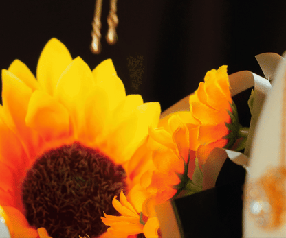 Set de Girasoles Giratorios
